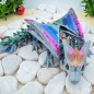 Preview: Wolfskristalldrache – Mystische Kristallkraft Silber